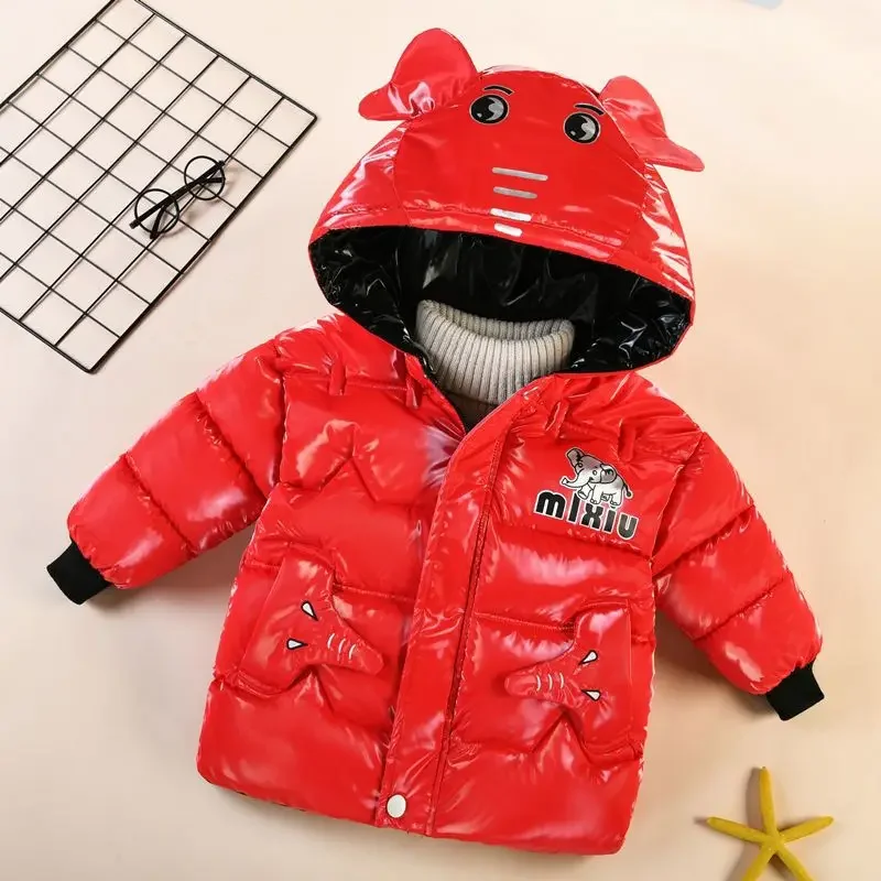 男の子用の漫画の絵が描かれた3Dベビーエレファント,厚くて暖 - Baby Clothing Elephant のレビューと価格