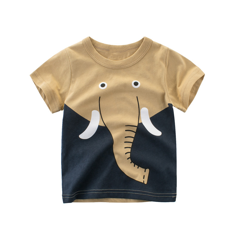 リトルメイヴン-子供用Tシャツ,ベビーファッション,誕生日プ - Baby Clothing Elephant のレビューと価格