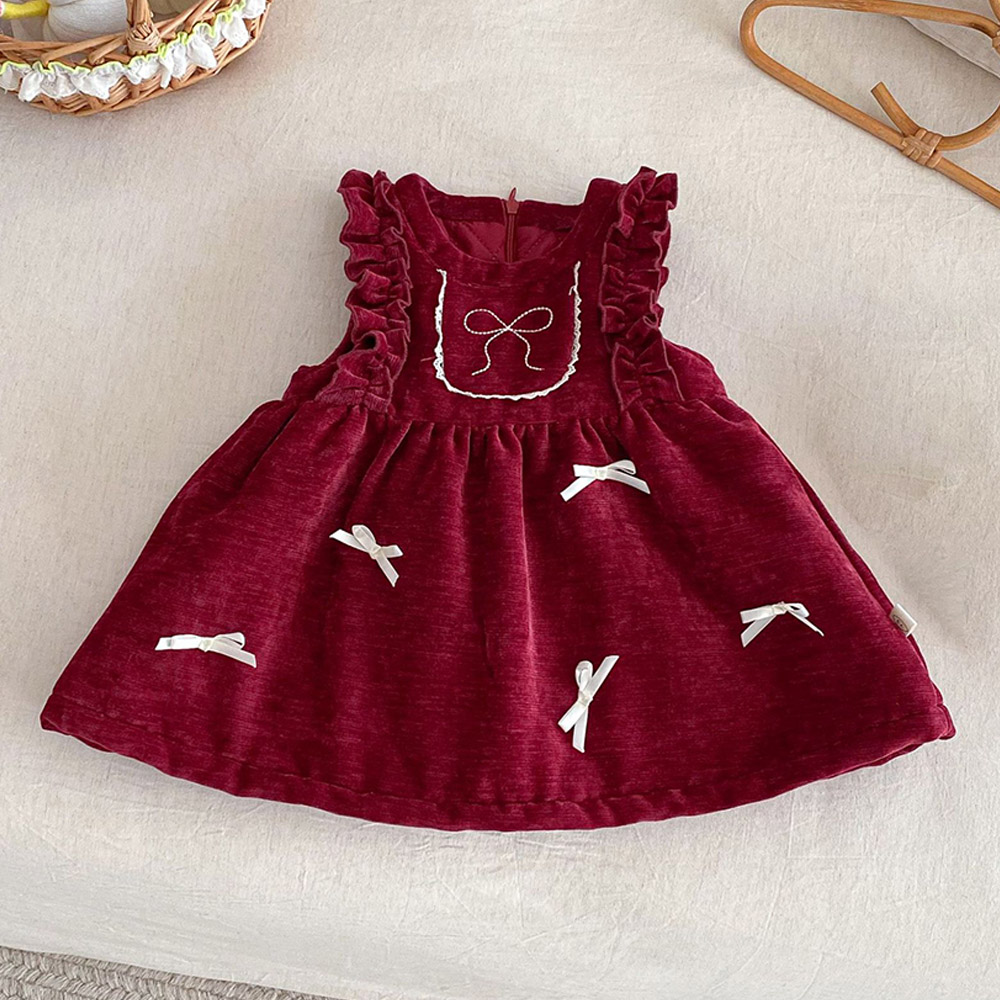 女の子のクリスマスドレスノースリーブキルティング暖かい冬子供 - Baby Clothing Quilt のレビューと価格