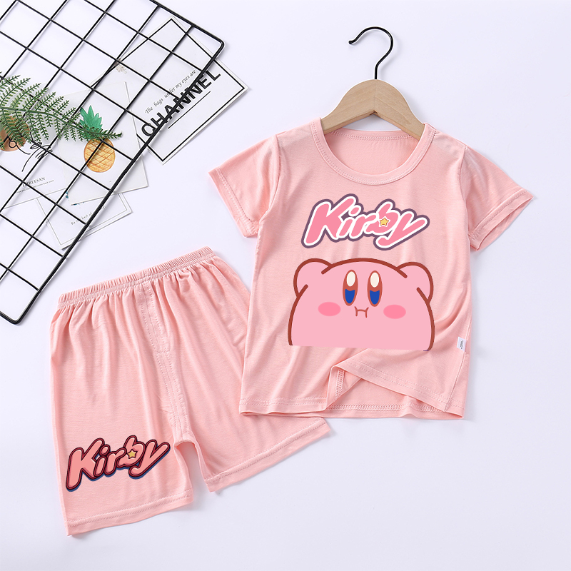 新しいカービィガールパジャマかわいい漫画パジャマセット子供か - Baby Clothing In Japan のレビューと価格