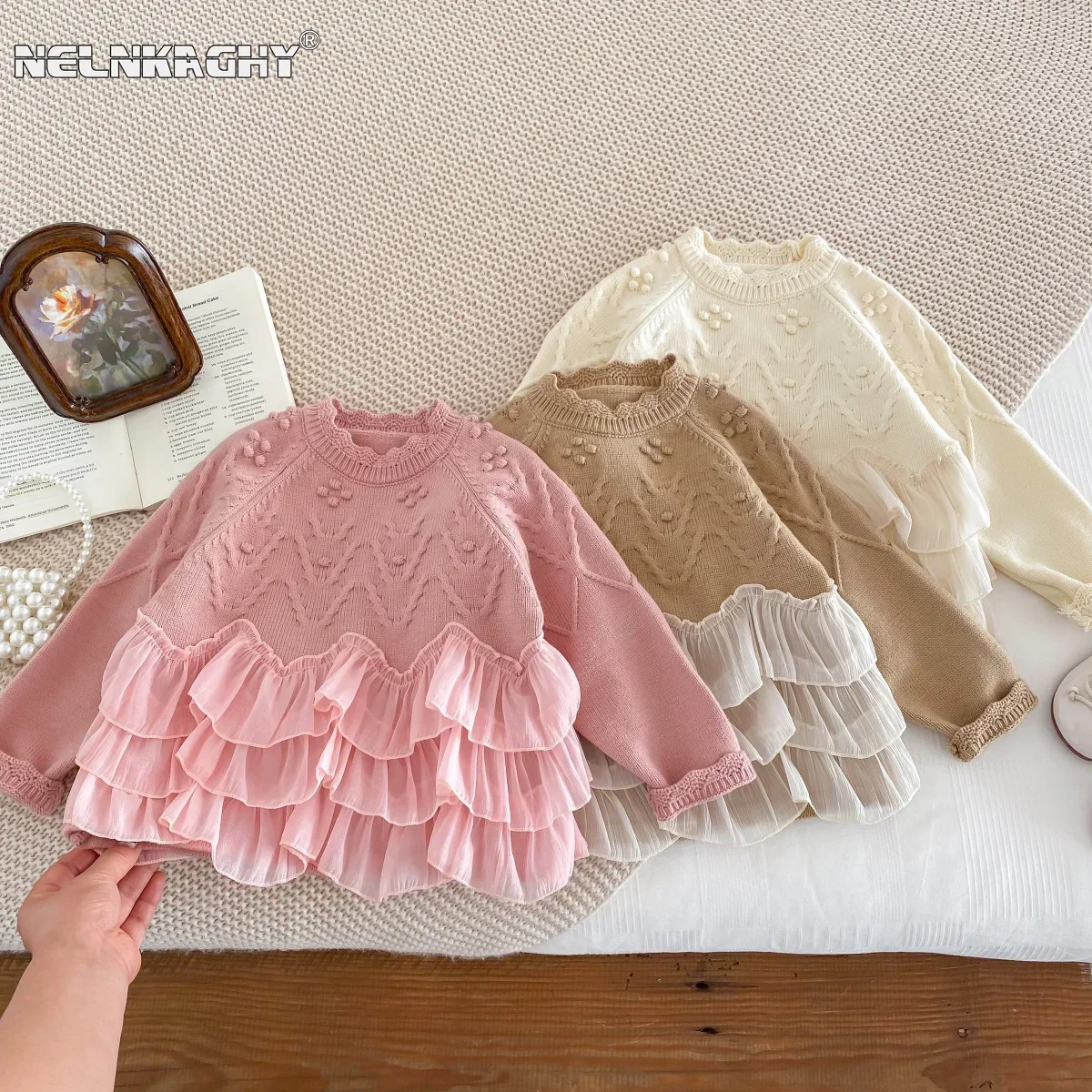 2025 春キッズベビーガールズファッショントップセーター  - Baby Clothing In Japan のレビューと価格