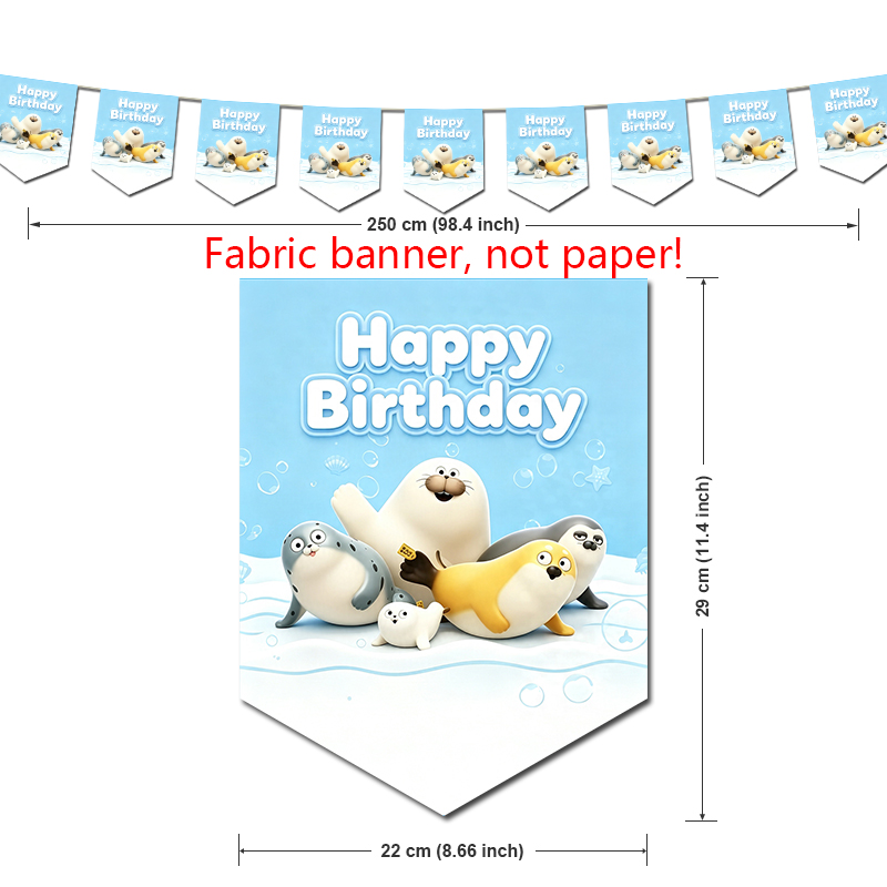 怒ったシロナガスクジラの誕生日パーティーデコレーション、動物 - Baby Clothing Easter のレビューと価格