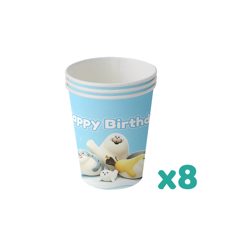 怒ったシロナガスクジラの誕生日パーティーデコレーション、動物 - Baby Clothing Easter のレビューと価格