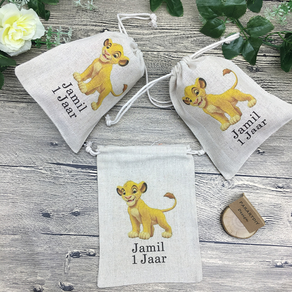 ライオンの誕生日プレゼント用のパーソナライズされたバッグ,赤 - Baby Clothing Easter のレビューと価格